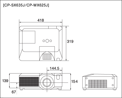 CP-SX635J/CP-WX625J}